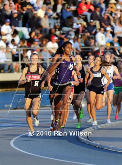 Thumbnail 1 in CIF Southern Section Masters Track and Field Championships (Girls Track Events) photogallery.