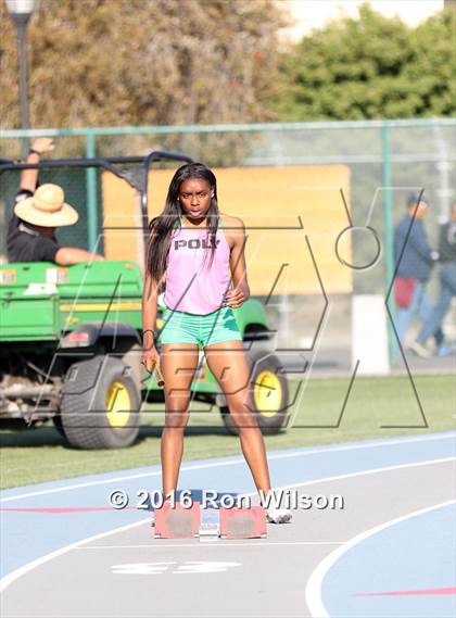 Thumbnail 1 in CIF Southern Section Masters Track and Field Championships (Girls Track Events) photogallery.