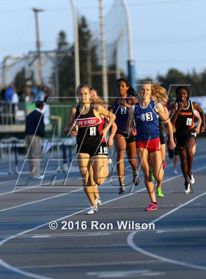 Thumbnail 1 in CIF Southern Section Masters Track and Field Championships (Girls Track Events) photogallery.