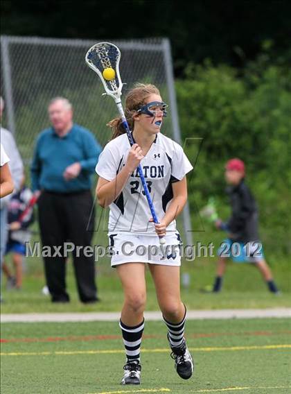 Thumbnail 1 in Barlow @ Wilton (CIAC Class M Quarterfinal) photogallery.