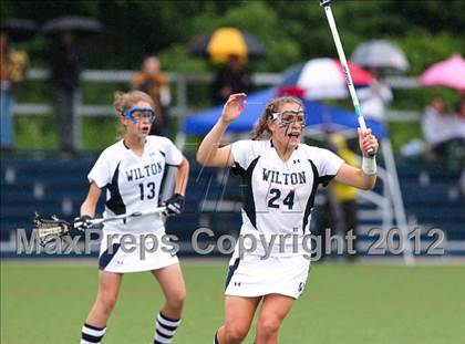 Thumbnail 2 in Barlow @ Wilton (CIAC Class M Quarterfinal) photogallery.