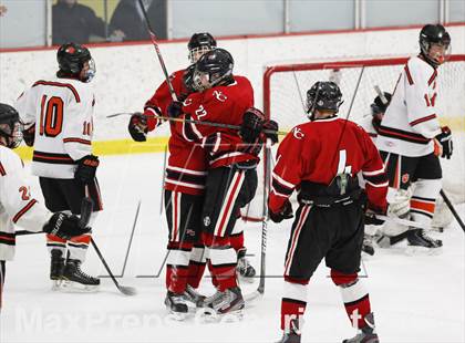 Thumbnail 2 in Ridgefield vs. New Canaan (FCIAC Semifinal) photogallery.