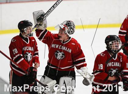 Thumbnail 1 in Ridgefield vs. New Canaan (FCIAC Semifinal) photogallery.