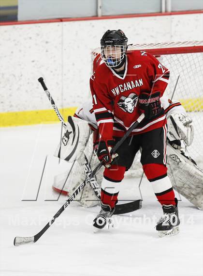 Thumbnail 2 in Ridgefield vs. New Canaan (FCIAC Semifinal) photogallery.