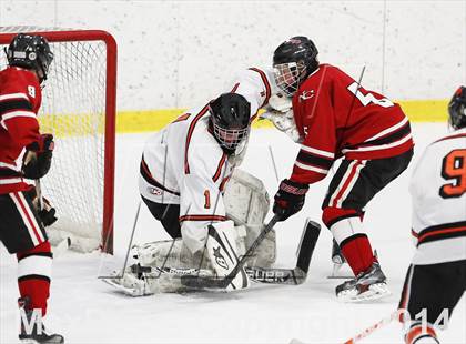 Thumbnail 2 in Ridgefield vs. New Canaan (FCIAC Semifinal) photogallery.