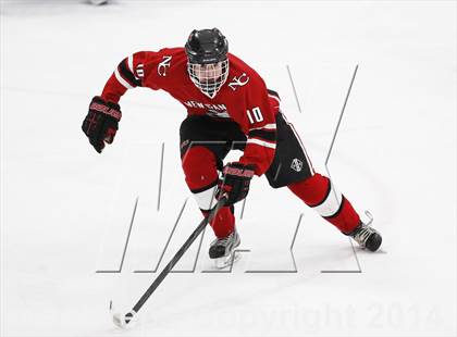 Thumbnail 2 in Ridgefield vs. New Canaan (FCIAC Semifinal) photogallery.