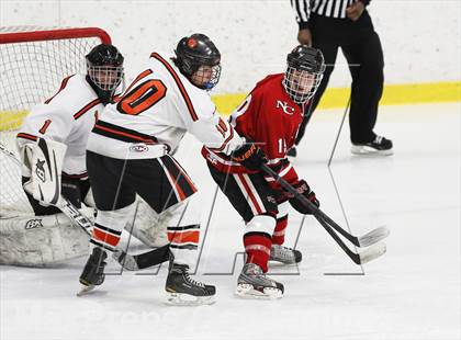 Thumbnail 1 in Ridgefield vs. New Canaan (FCIAC Semifinal) photogallery.