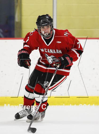 Thumbnail 1 in Ridgefield vs. New Canaan (FCIAC Semifinal) photogallery.