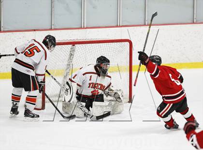 Thumbnail 1 in Ridgefield vs. New Canaan (FCIAC Semifinal) photogallery.