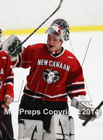 Thumbnail 2 in Ridgefield vs. New Canaan (FCIAC Semifinal) photogallery.