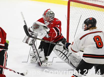 Thumbnail 2 in Ridgefield vs. New Canaan (FCIAC Semifinal) photogallery.
