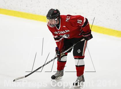 Thumbnail 3 in Ridgefield vs. New Canaan (FCIAC Semifinal) photogallery.