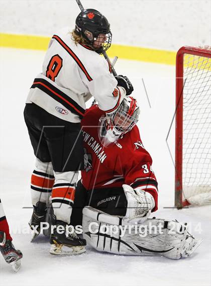 Thumbnail 1 in Ridgefield vs. New Canaan (FCIAC Semifinal) photogallery.