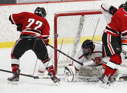 Thumbnail 2 in Ridgefield vs. New Canaan (FCIAC Semifinal) photogallery.
