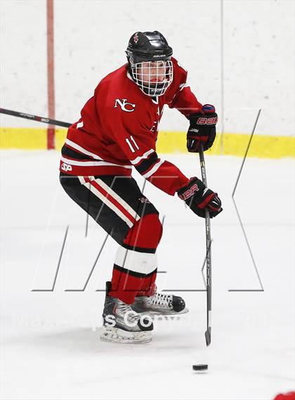 Thumbnail 2 in Ridgefield vs. New Canaan (FCIAC Semifinal) photogallery.