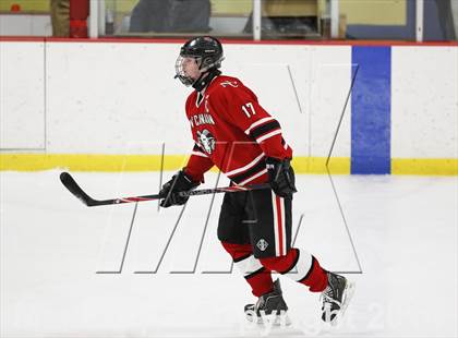 Thumbnail 2 in Ridgefield vs. New Canaan (FCIAC Semifinal) photogallery.
