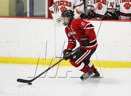 Thumbnail 1 in Ridgefield vs. New Canaan (FCIAC Semifinal) photogallery.