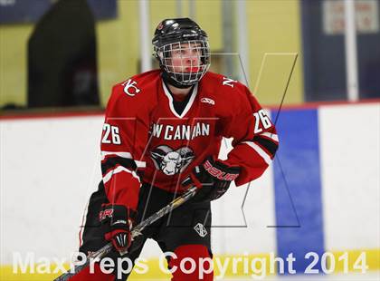 Thumbnail 2 in Ridgefield vs. New Canaan (FCIAC Semifinal) photogallery.