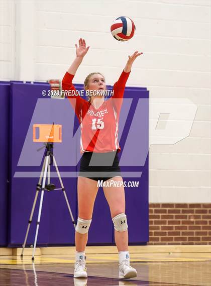 Thumbnail 3 in Ponder vs. Callisburg (UIL 3A Volleyball Area) photogallery.