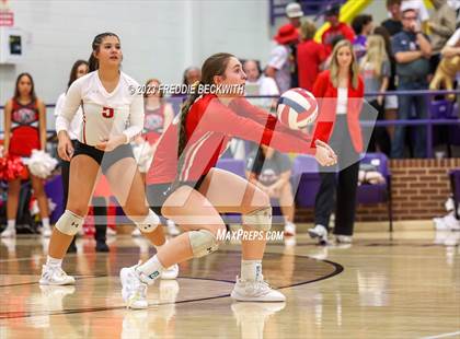 Thumbnail 2 in Ponder vs. Callisburg (UIL 3A Volleyball Area) photogallery.