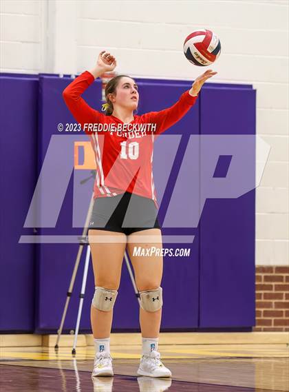 Thumbnail 1 in Ponder vs. Callisburg (UIL 3A Volleyball Area) photogallery.