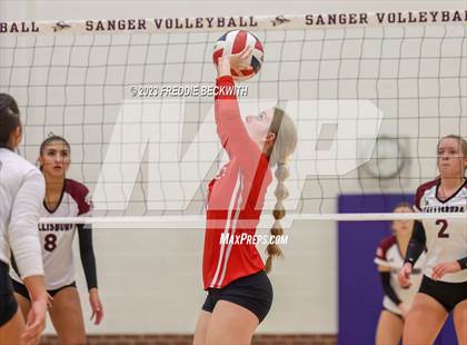 Thumbnail 3 in Ponder vs. Callisburg (UIL 3A Volleyball Area) photogallery.