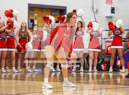 Thumbnail 2 in Ponder vs. Callisburg (UIL 3A Volleyball Area) photogallery.