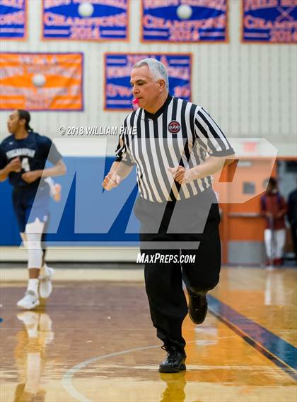 Thumbnail 3 in Newburgh Free Academy vs. Poughkeepsie (Officials vs Cancer) photogallery.