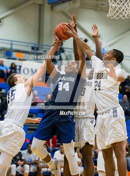 Thumbnail 3 in Newburgh Free Academy vs. Poughkeepsie (Officials vs Cancer) photogallery.