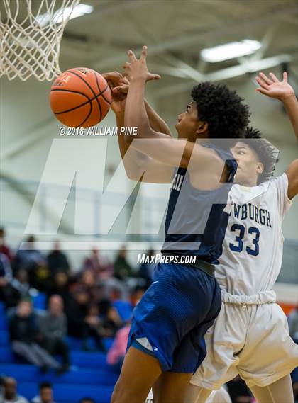 Thumbnail 2 in Newburgh Free Academy vs. Poughkeepsie (Officials vs Cancer) photogallery.