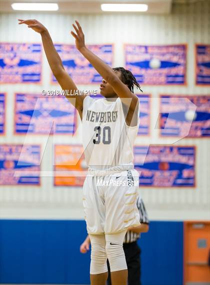 Thumbnail 2 in Newburgh Free Academy vs. Poughkeepsie (Officials vs Cancer) photogallery.