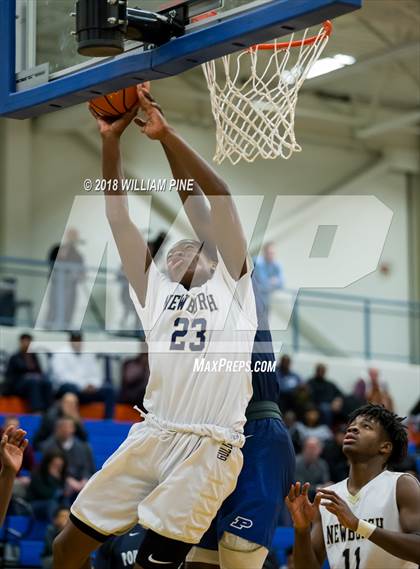 Thumbnail 1 in Newburgh Free Academy vs. Poughkeepsie (Officials vs Cancer) photogallery.