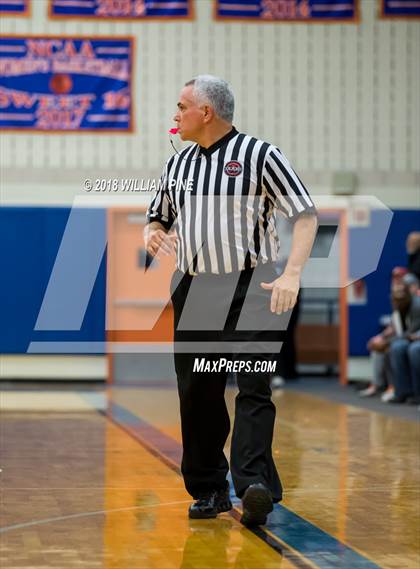 Thumbnail 1 in Newburgh Free Academy vs. Poughkeepsie (Officials vs Cancer) photogallery.