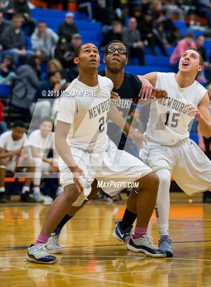 Thumbnail 3 in Newburgh Free Academy vs. Poughkeepsie (Officials vs Cancer) photogallery.