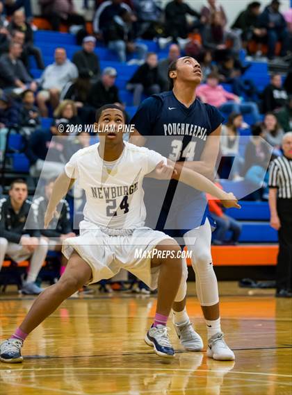 Thumbnail 3 in Newburgh Free Academy vs. Poughkeepsie (Officials vs Cancer) photogallery.