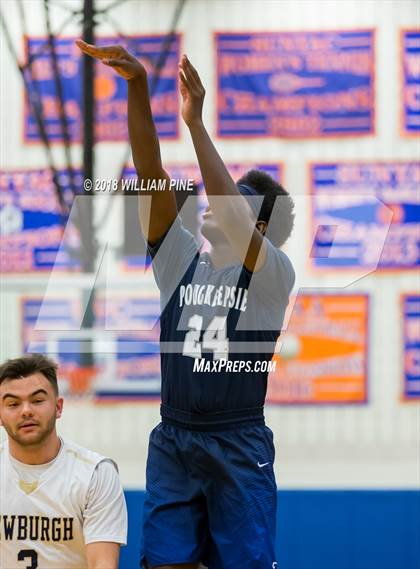 Thumbnail 1 in Newburgh Free Academy vs. Poughkeepsie (Officials vs Cancer) photogallery.