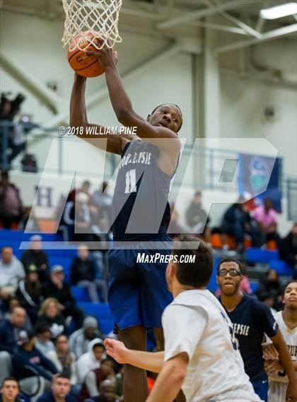 Thumbnail 2 in Newburgh Free Academy vs. Poughkeepsie (Officials vs Cancer) photogallery.