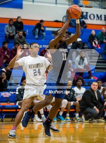 Thumbnail 2 in Newburgh Free Academy vs. Poughkeepsie (Officials vs Cancer) photogallery.