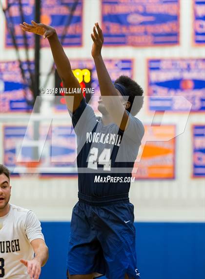 Thumbnail 3 in Newburgh Free Academy vs. Poughkeepsie (Officials vs Cancer) photogallery.