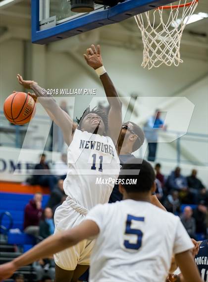Thumbnail 2 in Newburgh Free Academy vs. Poughkeepsie (Officials vs Cancer) photogallery.