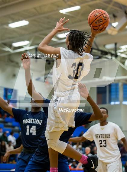 Thumbnail 3 in Newburgh Free Academy vs. Poughkeepsie (Officials vs Cancer) photogallery.