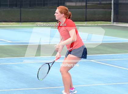 Thumbnail 3 in Lindale vs Wimberley (UIL Tennis 4A Doubles Quarterfinals) photogallery.