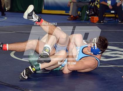Thumbnail 1 in NYSPHSAA Wrestling Championships (Div.2 - 182 lb. Champ)  photogallery.