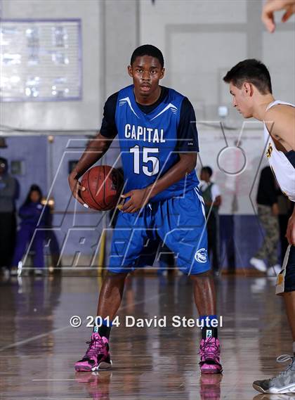 Thumbnail 2 in Capital Christian vs. Oak Ridge (St. Hope Elite Classic) photogallery.