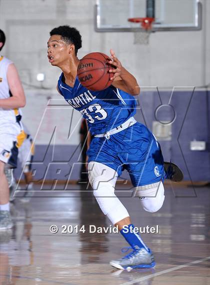 Thumbnail 3 in Capital Christian vs. Oak Ridge (St. Hope Elite Classic) photogallery.