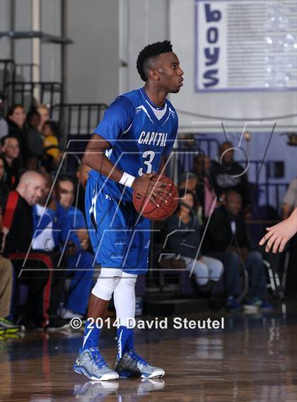 Thumbnail 3 in Capital Christian vs. Oak Ridge (St. Hope Elite Classic) photogallery.