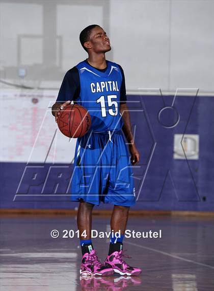 Thumbnail 1 in Capital Christian vs. Oak Ridge (St. Hope Elite Classic) photogallery.