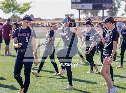 Thumbnail 2 in Desert Mountain vs Canyon View (AIA 5A Semifinal) photogallery.