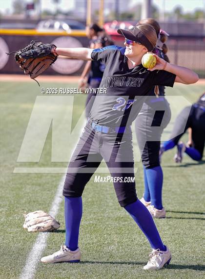Thumbnail 2 in Desert Mountain vs Canyon View (AIA 5A Semifinal) photogallery.