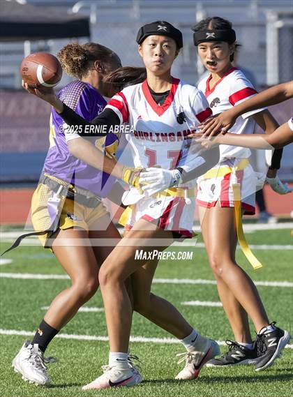 Thumbnail 2 in Oakland Tech vs. Burlingame (Green and Gold Invitational-SRVHS) photogallery.
